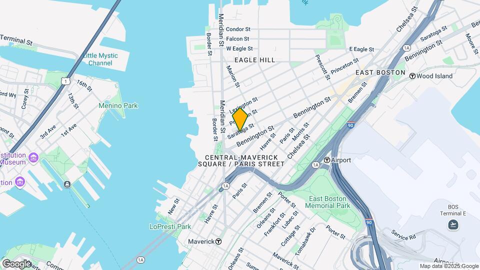 35 Saratoga St Map and Location Details