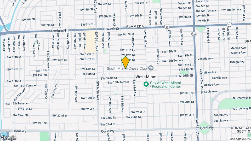 6367 SW 15th St Map and Location Details