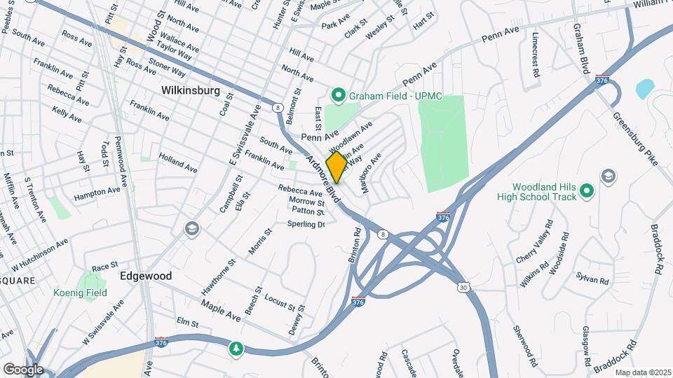 600 Ardmore Blvd Map and Location Details