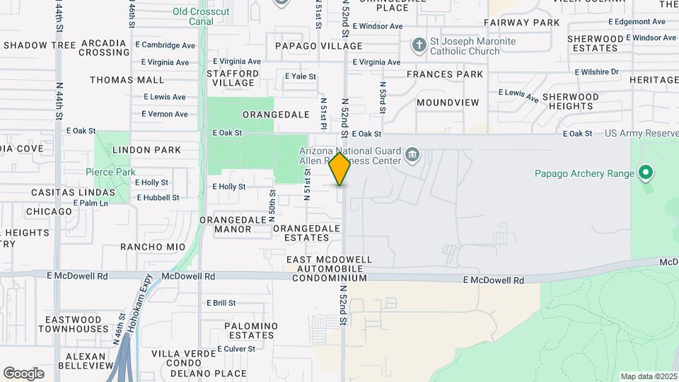 2021 N 51st Way Map and Location Details