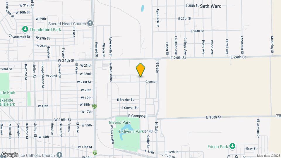 219 E Givens St Map and Location Details