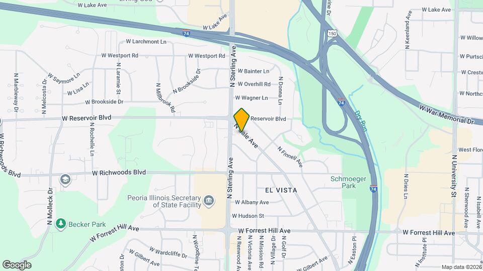 3617 N Gale Ave Map and Location Details