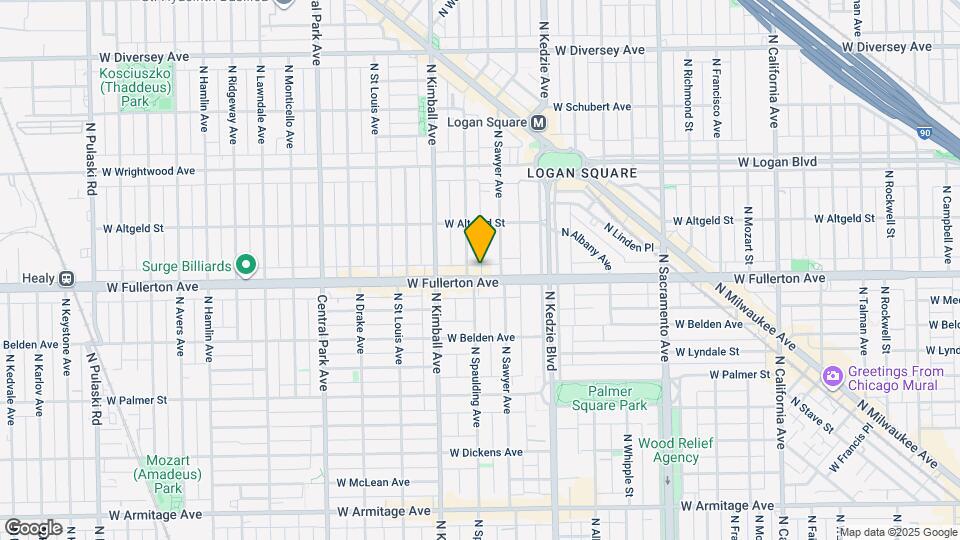 3268 W Fullerton Ave Map and Location Details