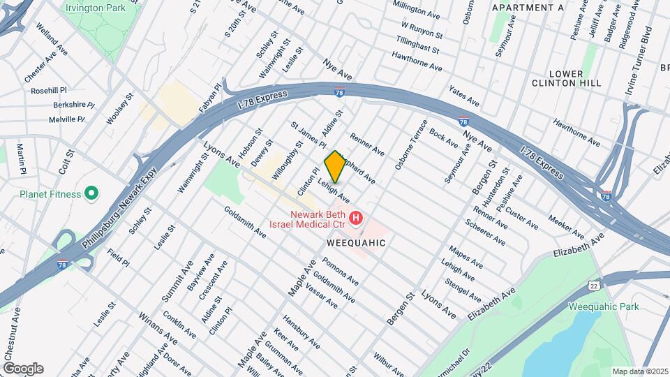 252 Lehigh Ave Map and Location Details