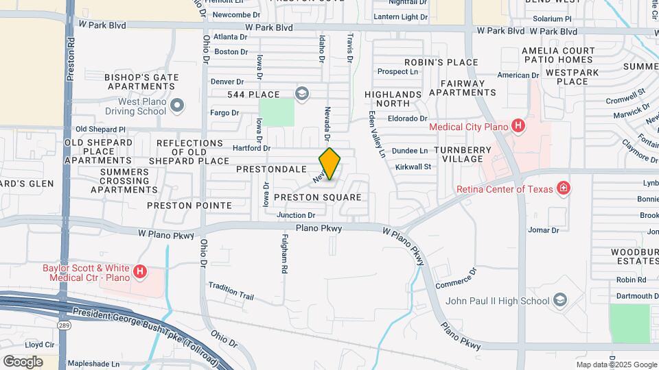 4405 Ballinger Dr Map and Location Details