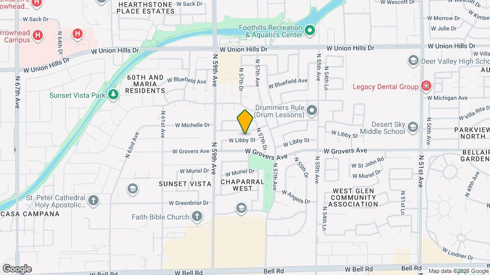 5754 W Libby St Map and Location Details