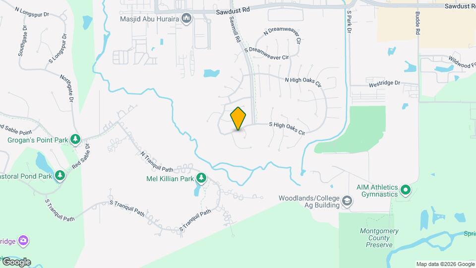 88 W High Oaks Cir Map and Location Details