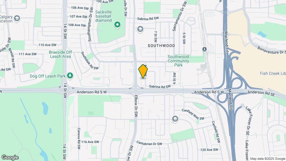 11435D 8 St SW Map and Location Details