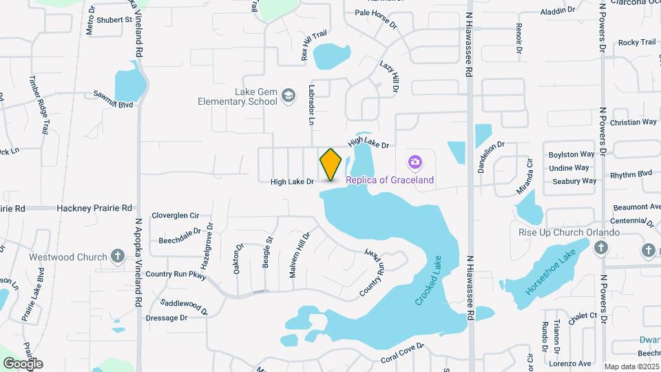 7471 High Lake Dr Map and Location Details
