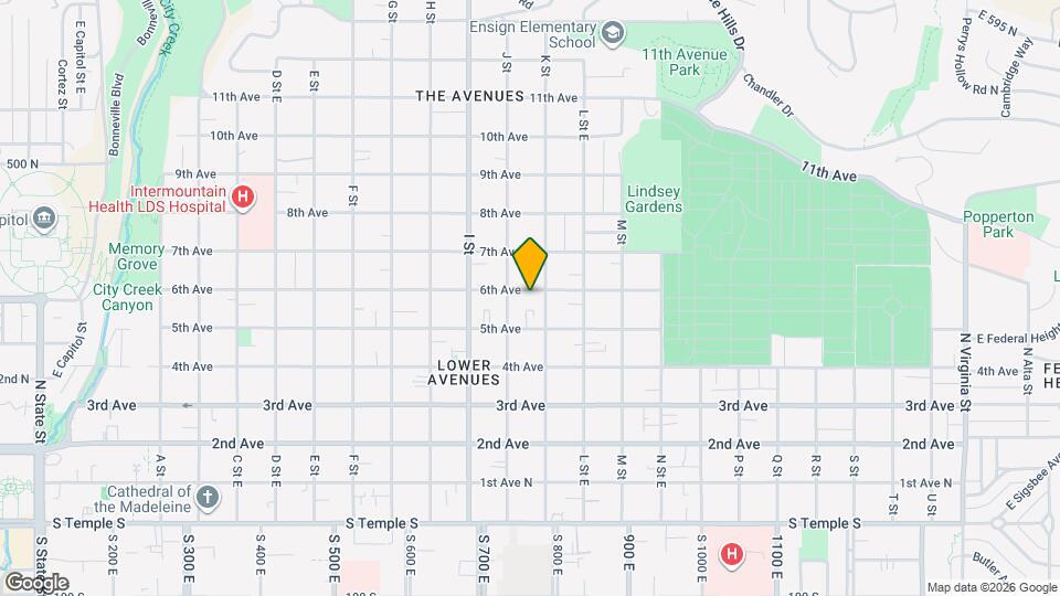 674 E 6th Ave Map and Location Details