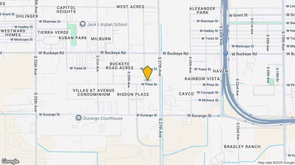 2746 W Pima St Map and Location Details