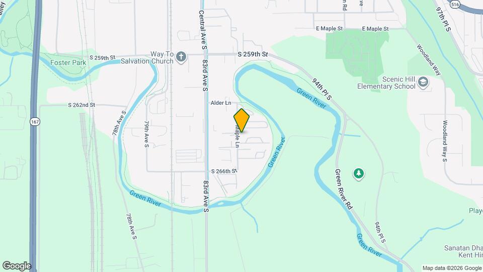 1536 Maple Ln Map and Location Details