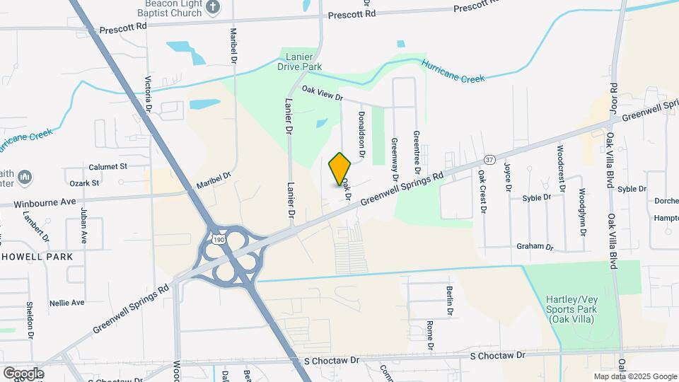 Lone Oak Apartments Map and Location Details