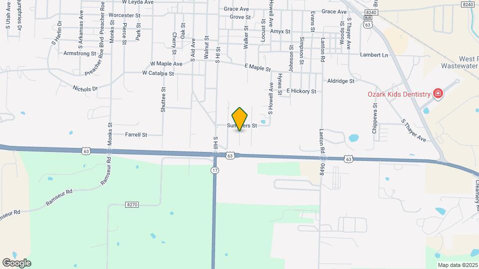 941 Walker St Map and Location Details