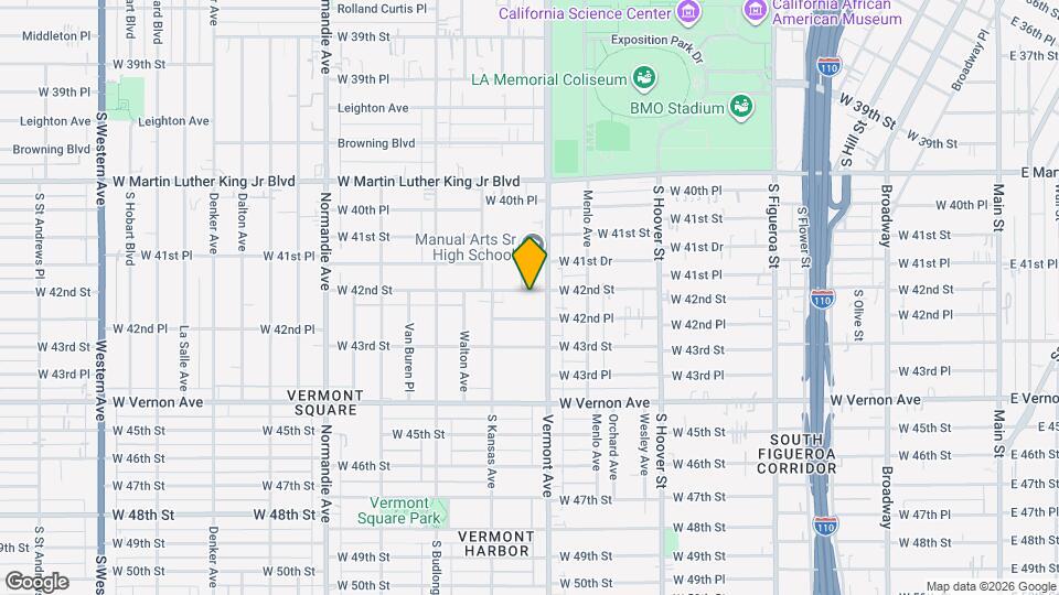 1016-1020 W 42nd St Map and Location Details