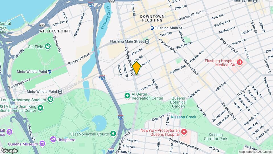 4217-4227 College Point Blvd Mapa y Detalles de la Ubicación