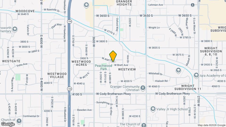 3454 W Brett Ave Mapa y Detalles de la Ubicación