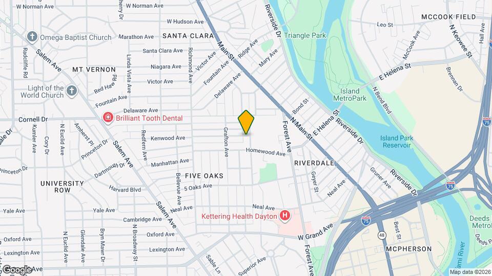 202 Kenwood Ave Map and Location Details