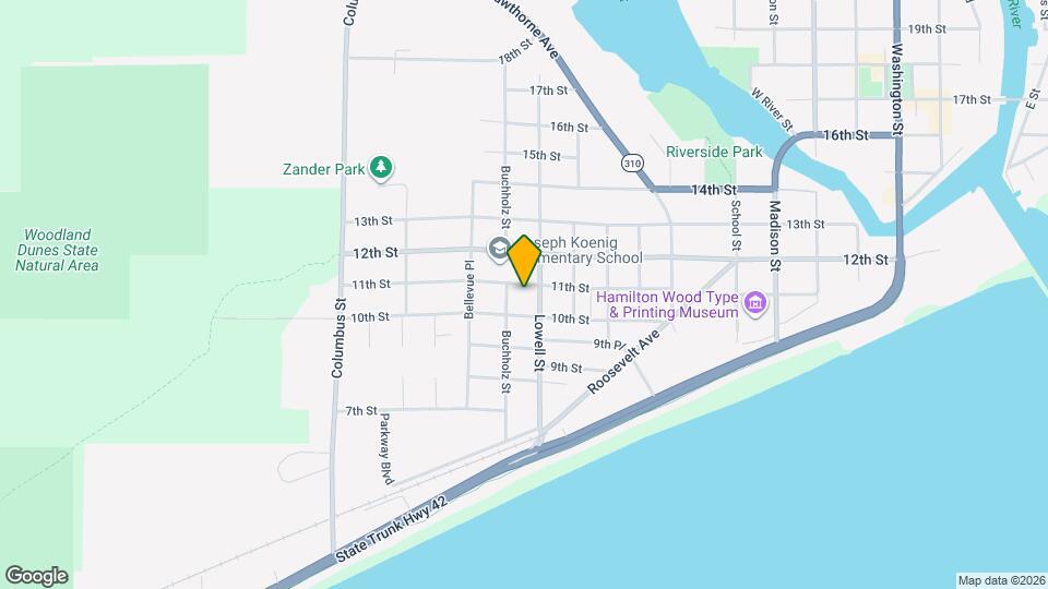 2509 11th St Mapa y Detalles de la Ubicación