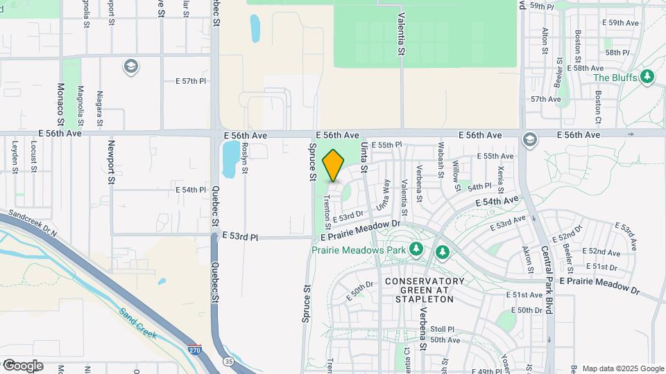 5470 Trenton St Map and Location Details