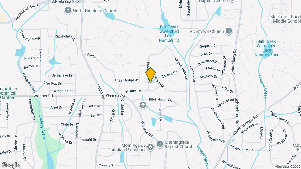 6516 Bradford Dr Map and Location Details