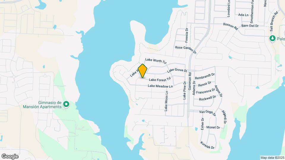 808 Lake Forest Trl Map and Location Details