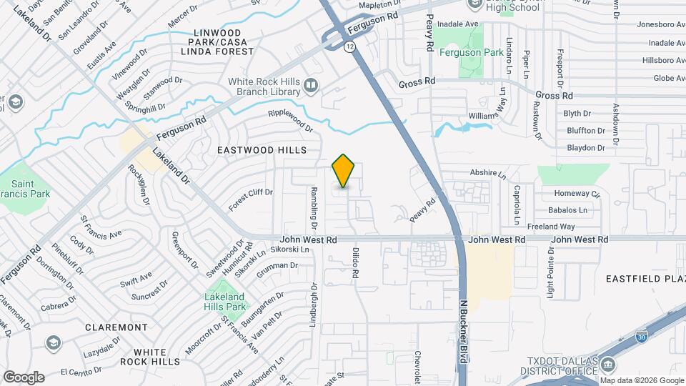 1521 Gailbrook Ln Map and Location Details