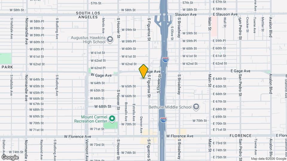 6336 Denver Ave Map and Location Details