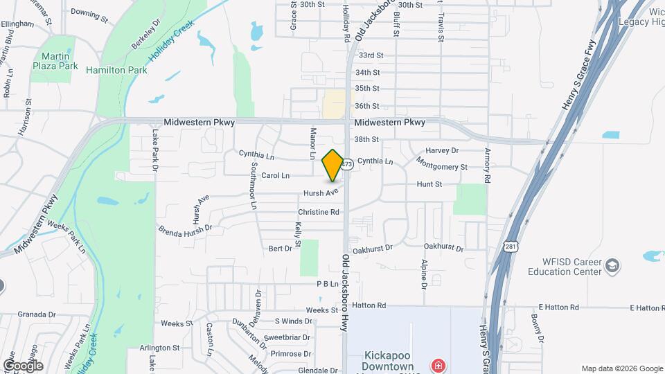 1506 Hursh Ave, Unit B Mapa y Detalles de la Ubicación