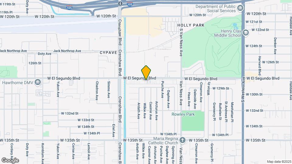 2712 W El Segundo Blvd Map and Location Details