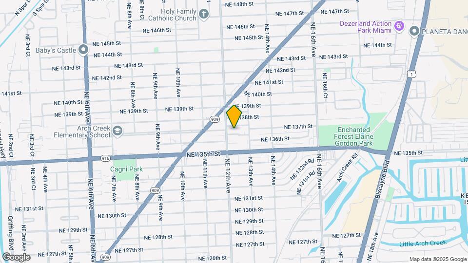 1225 NE 136th Terrace-Unit -1225 Map and Location Details