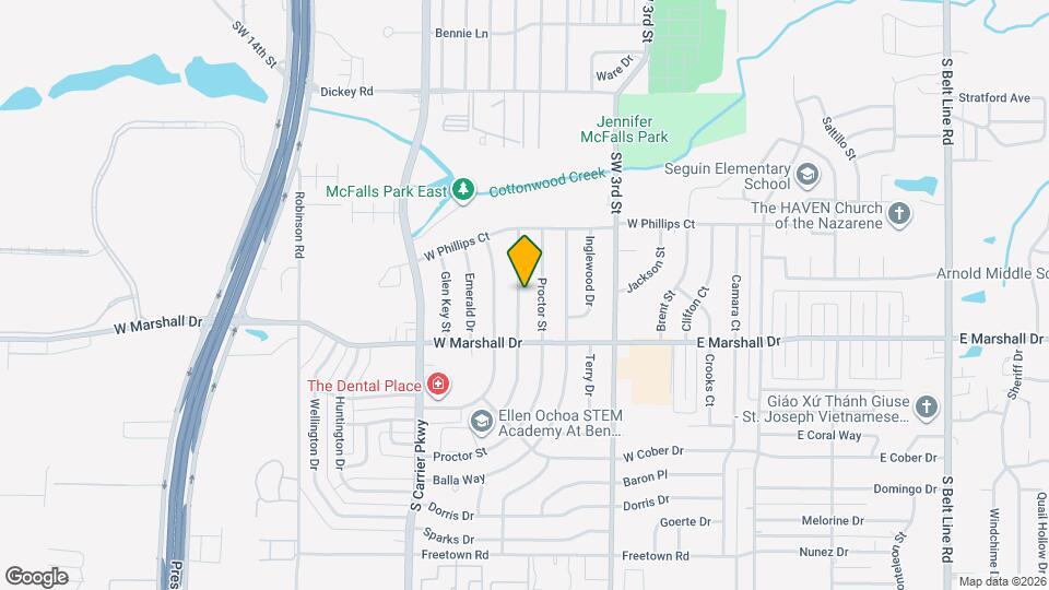 1709 Dorothy Dr Map and Location Details