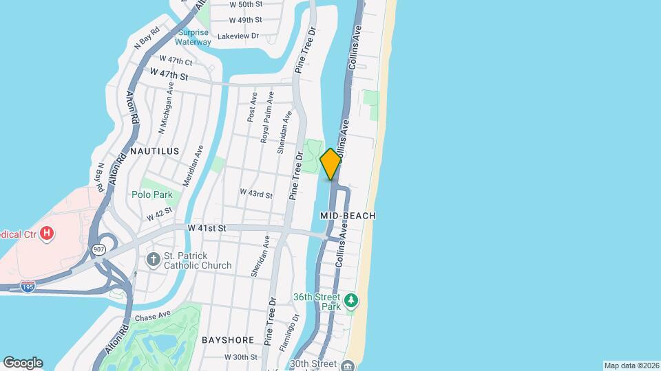 4390 Collins Ave, Unit SI ID1540542P Mapa y Detalles de la Ubicación