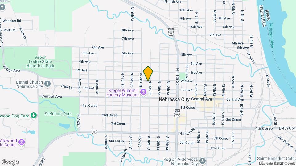 219 N 14th St Map and Location Details