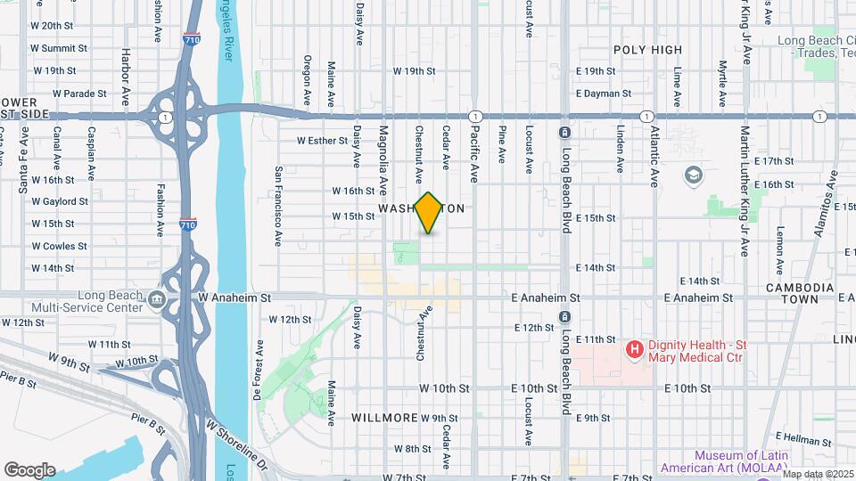 1430 Chestnut Ave Map and Location Details