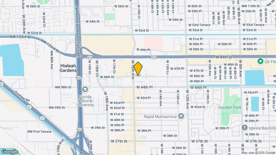 1570 W 46th St Mapa y Detalles de la Ubicación
