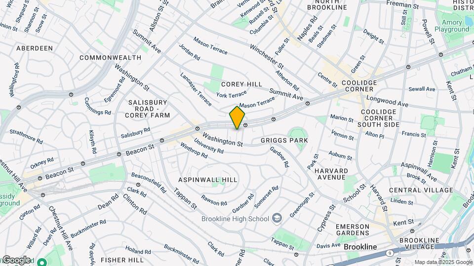1555 Beacon St Map and Location Details