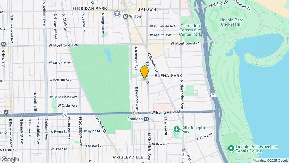 4144 N Sheridan Rd Map and Location Details
