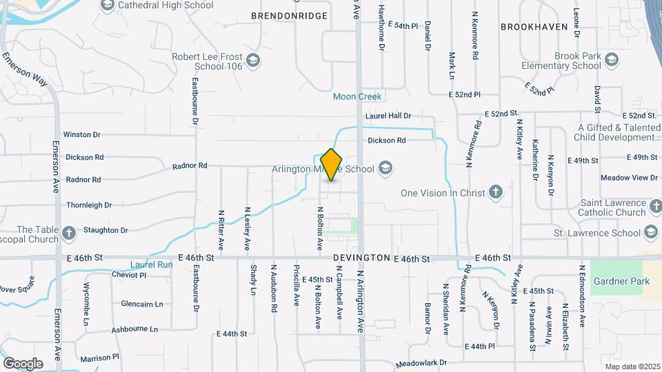 5918 Devington Rd Map and Location Details