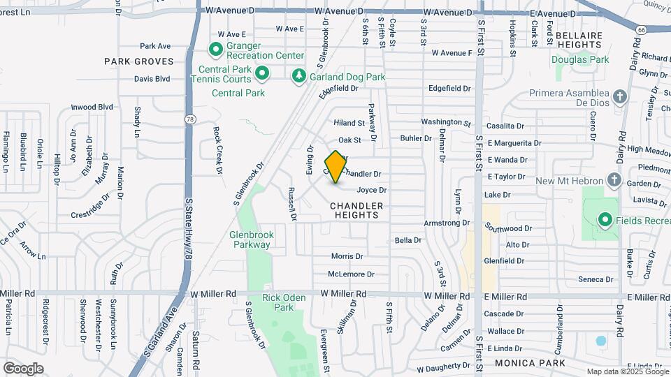 640 Joyce Dr Map and Location Details