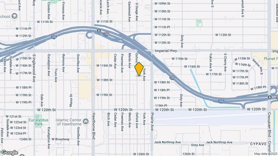 11726 Oxford Ave Map and Location Details