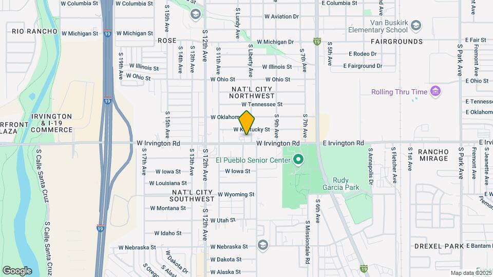 308 W Irvington Rd Map and Location Details