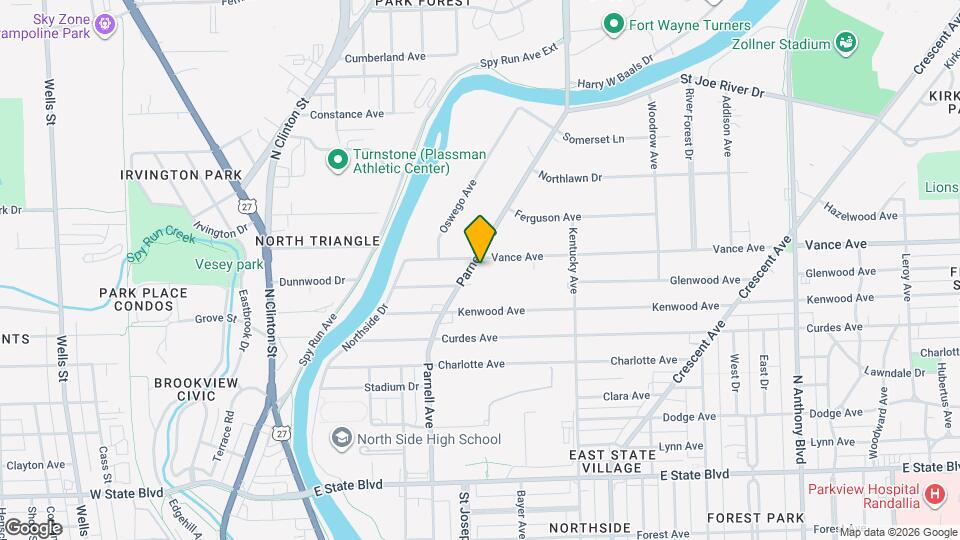 3020 Parnell Ave Map and Location Details