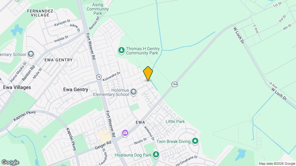 91-1678-1678 Laupai St Map and Location Details