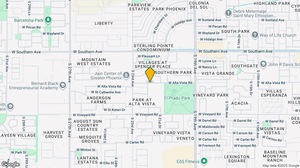 6401 S 22nd Ave Map and Location Details