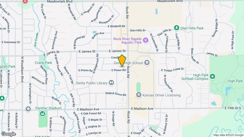 1718 E Pinion Rd Map and Location Details