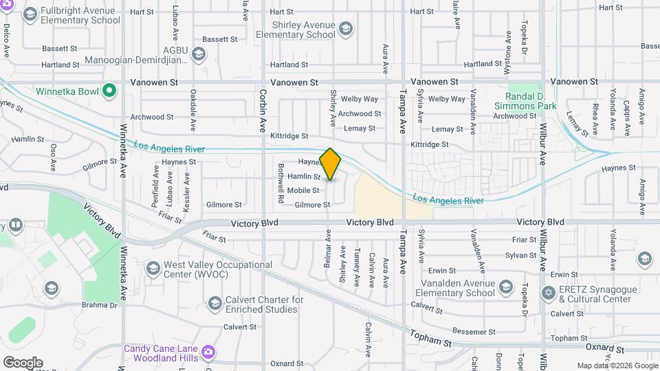 6508 Belmar Ave Map and Location Details