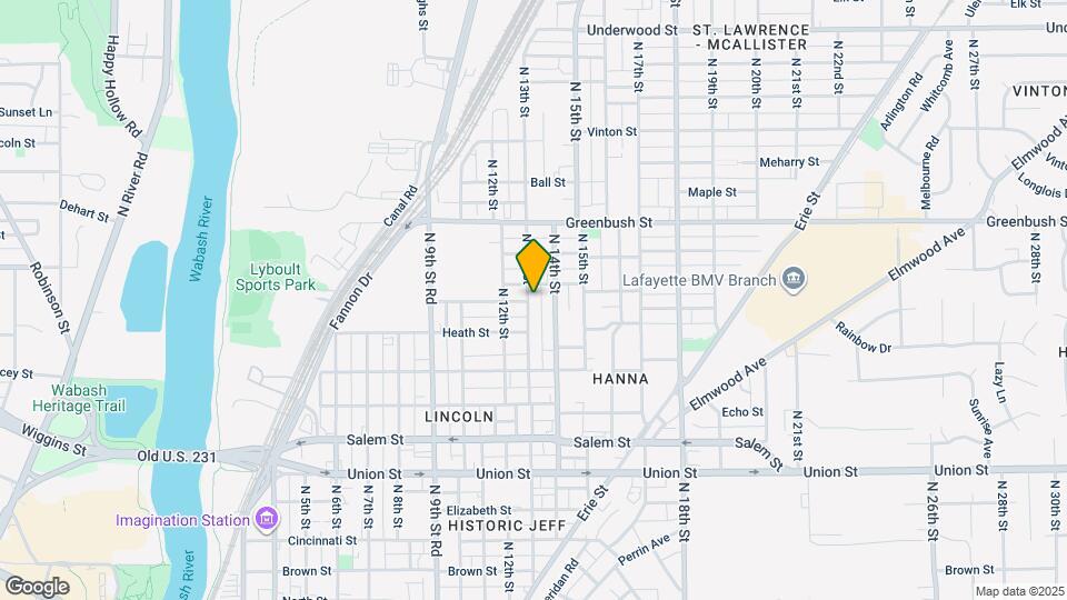 1303 N 13th St Map and Location Details