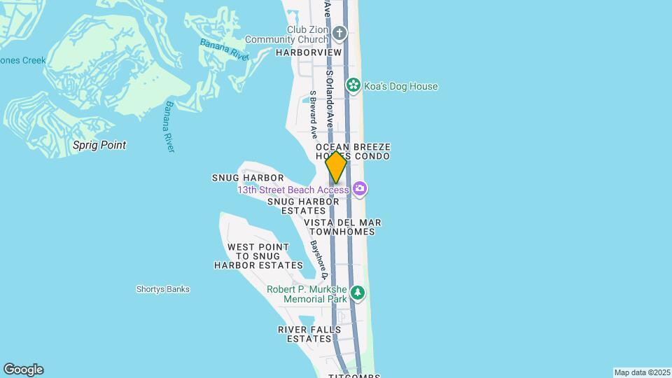 1277 S Orlando Ave Map and Location Details