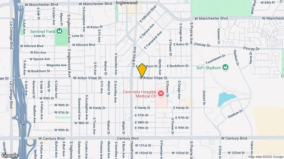 901 Larch St Map and Location Details